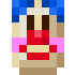 Clown Face as drawn by SerenityOS in 2024 01 31
