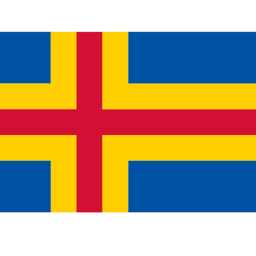 flag: Åland Islands as rendered by SerenityOS