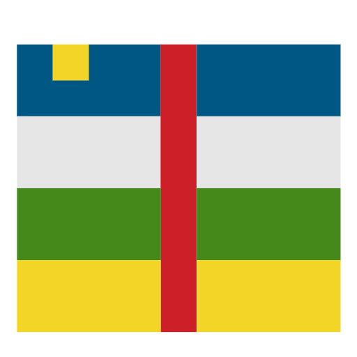 flag: Central African Republic as rendered by SerenityOS