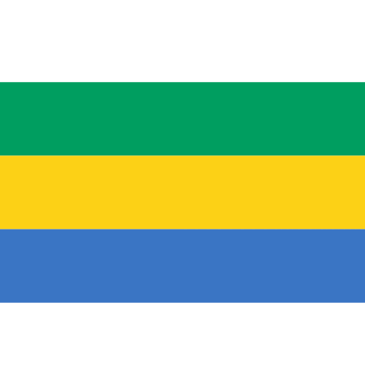 flag: Gabon as rendered by SerenityOS