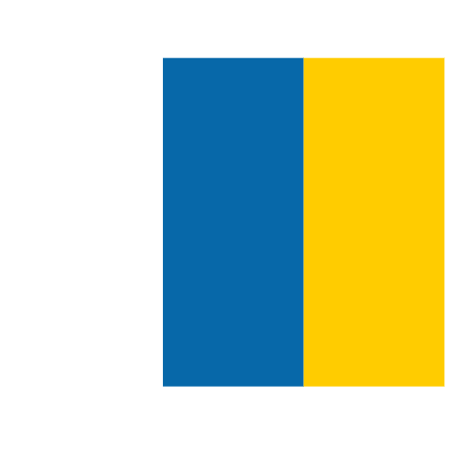 flag: Canary Islands as rendered by SerenityOS