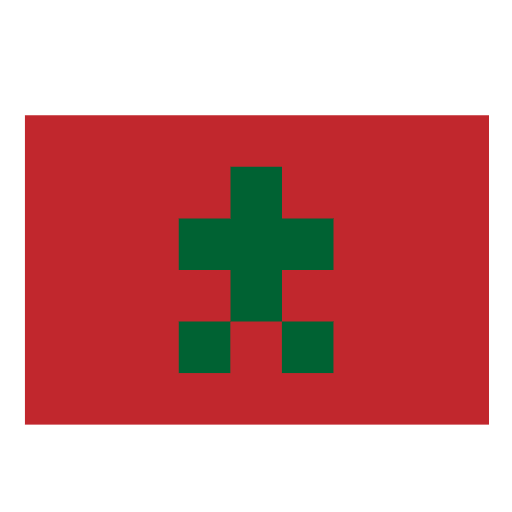 flag: Morocco as rendered by SerenityOS