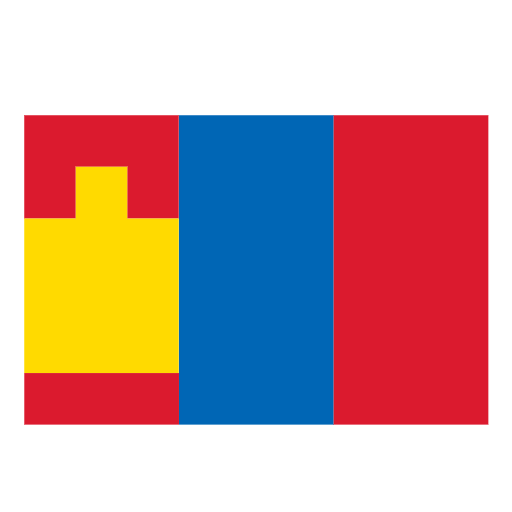 bandeira: Mongólia as rendered by SerenityOS