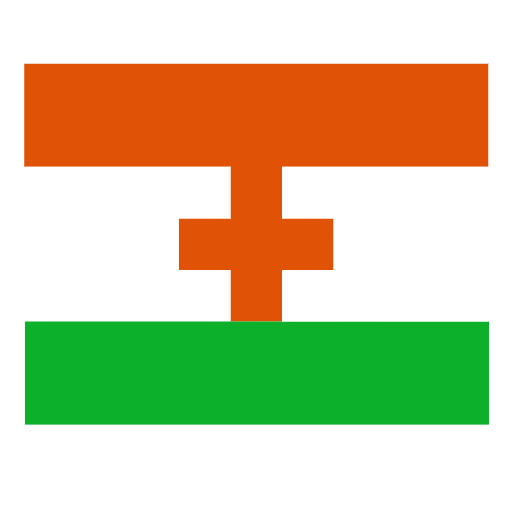 Flagge: Niger as rendered by SerenityOS