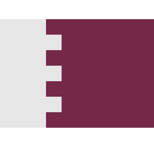 flag: Qatar as rendered by SerenityOS