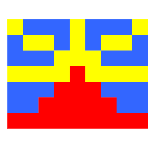 flag: Réunion as rendered by SerenityOS