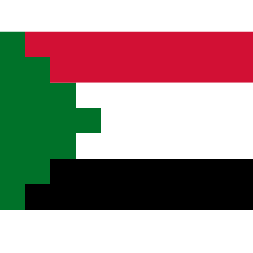 Bandera: Sudán as rendered by SerenityOS