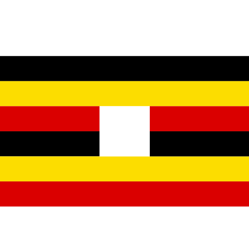 flag: Uganda as rendered by SerenityOS