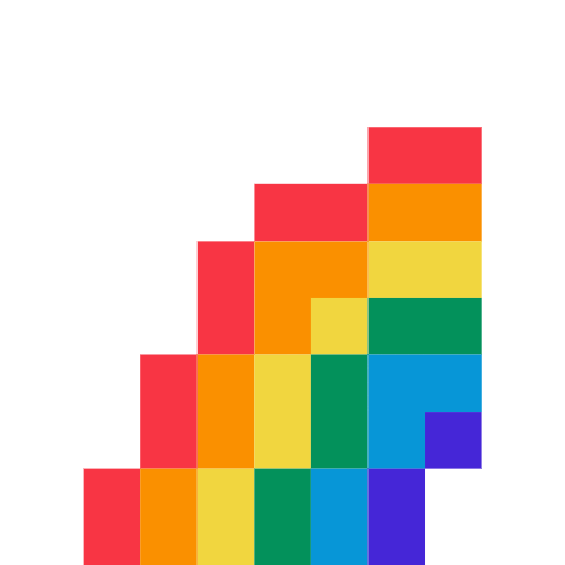 rainbow as rendered by SerenityOS