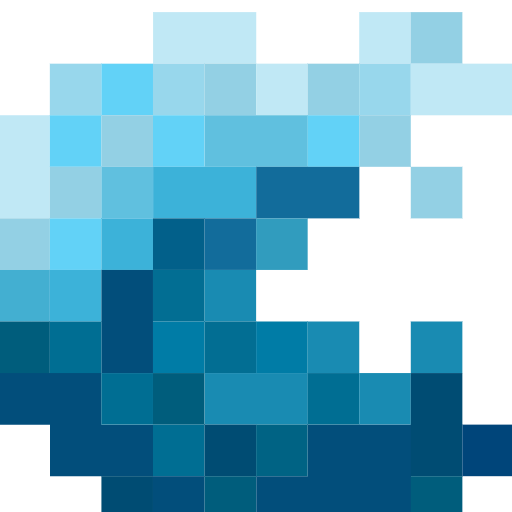 water wave as rendered by SerenityOS