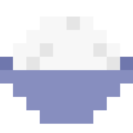 cooked rice as rendered by SerenityOS