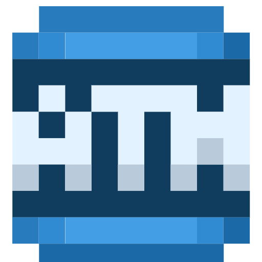 ATM sign as rendered by SerenityOS