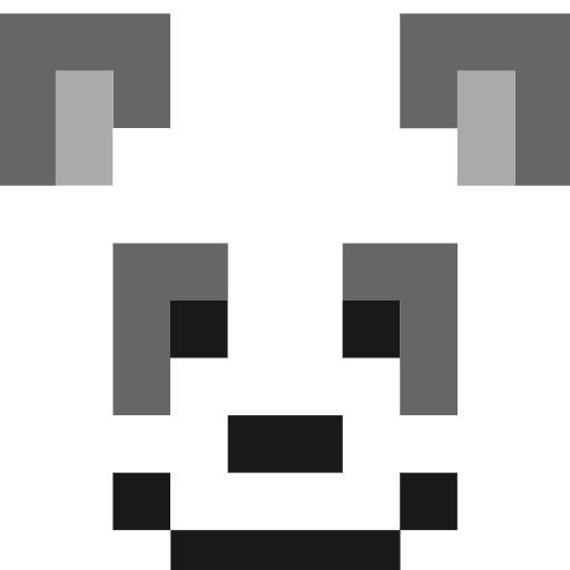 Panda as drawn by SerenityOS in 2026 02 04