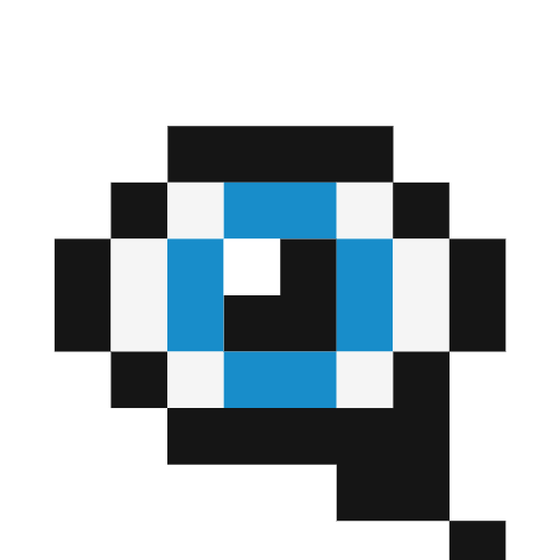 Auge in Sprechblase as rendered by SerenityOS