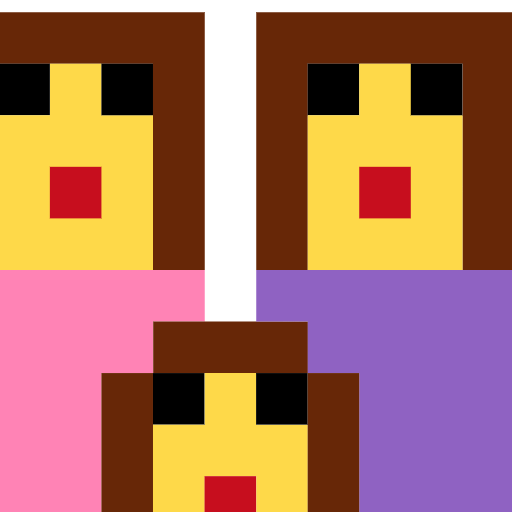 family: woman, woman, girl as rendered by SerenityOS