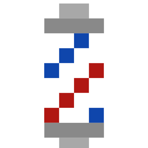 barber pole as rendered by SerenityOS