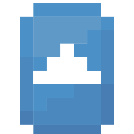 upwards button as rendered by SerenityOS