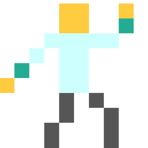 man dancing as rendered by SerenityOS