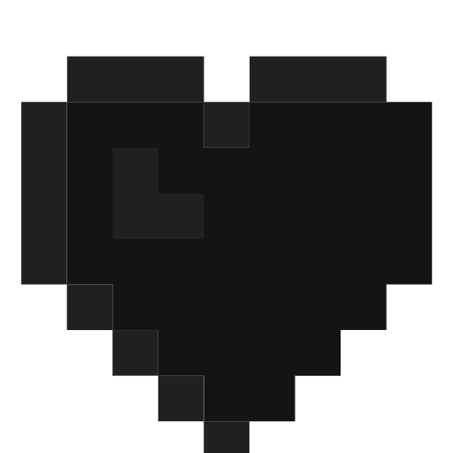 Black Heart as drawn by SerenityOS in 2026 02 04