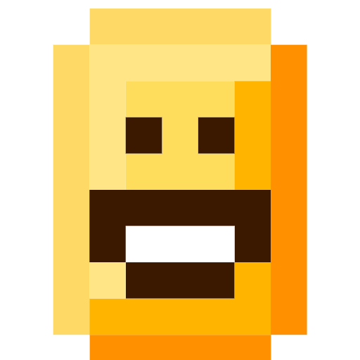 grinning face as rendered by SerenityOS