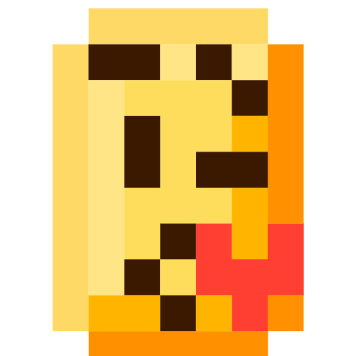 face blowing a kiss as rendered by SerenityOS