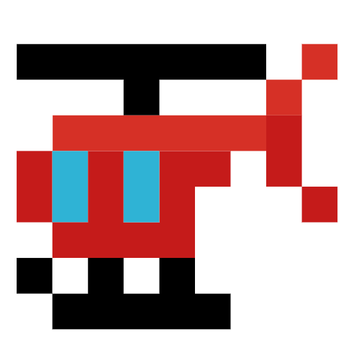 helicopter as rendered by SerenityOS
