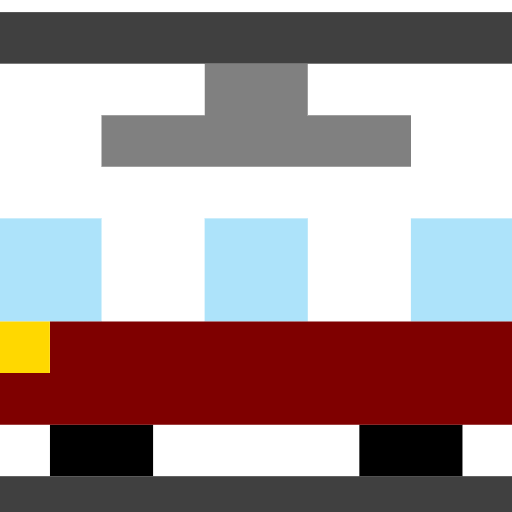 tram car as rendered by SerenityOS