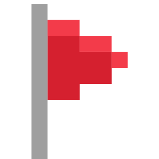 Triangular Flag as drawn by SerenityOS in 2026 02 04