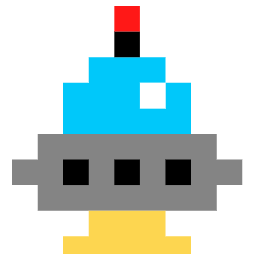 flying saucer as rendered by SerenityOS