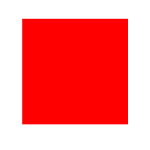 red square as rendered by SerenityOS
