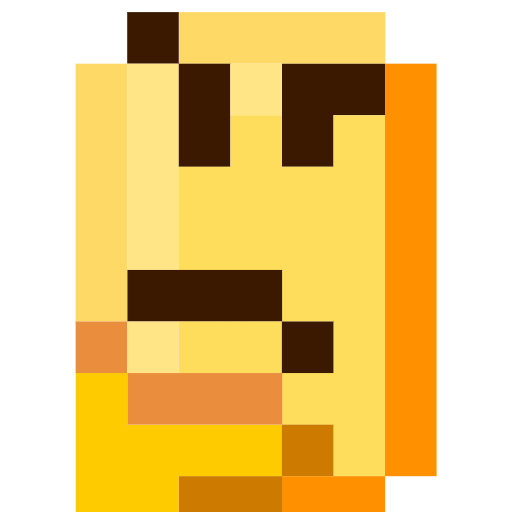 Thinking Face as drawn by SerenityOS in 2026 02 04
