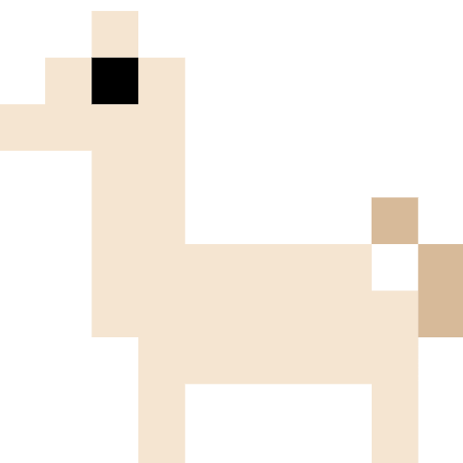 llama as rendered by SerenityOS
