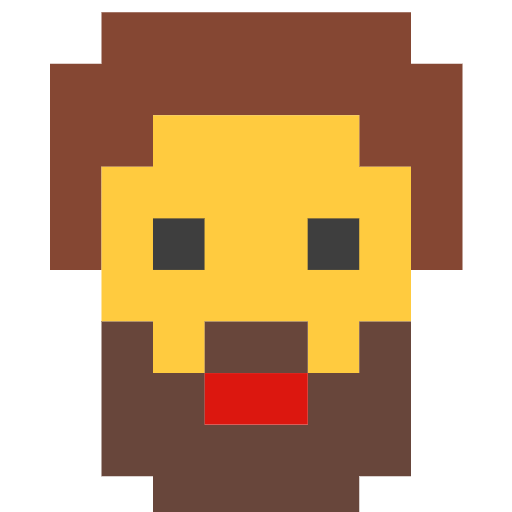 person: beard as rendered by SerenityOS