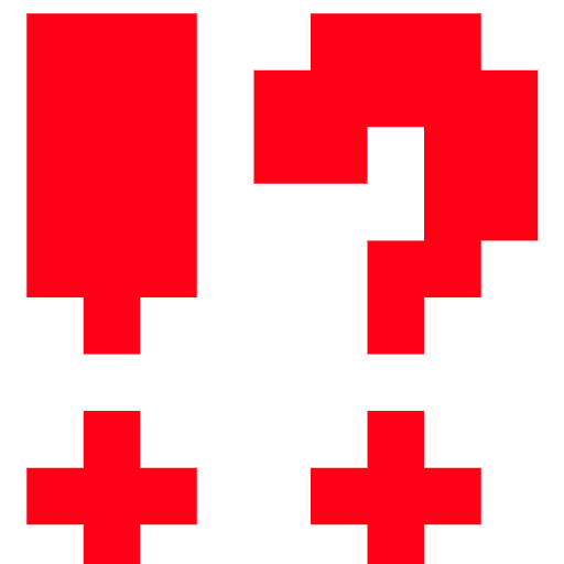 exclamation question mark as rendered by SerenityOS
