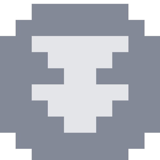fast down button as rendered by SerenityOS