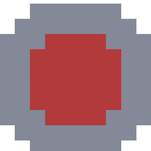 Record Button as drawn by SerenityOS in 2026 02 04
