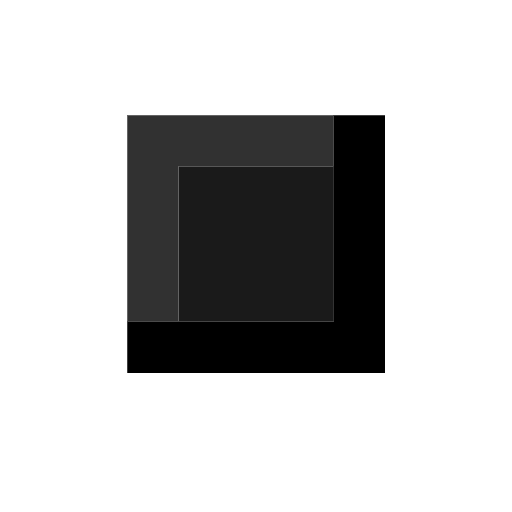 black medium square as rendered by SerenityOS