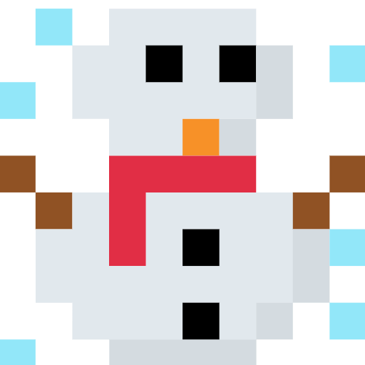 snowman as rendered by SerenityOS