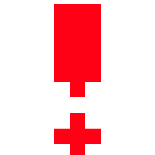 punto esclamativo rosso as rendered by SerenityOS