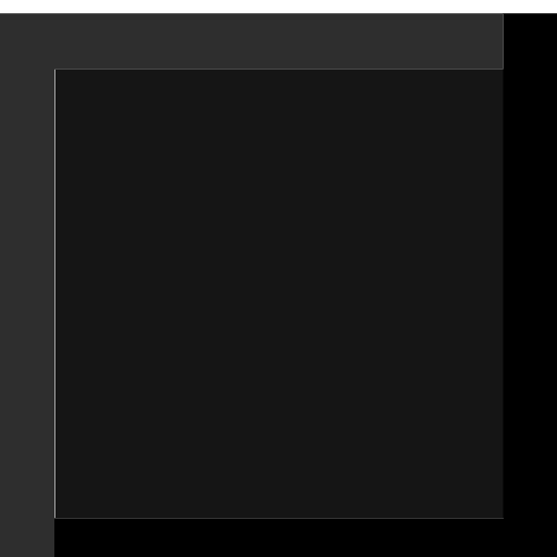 black large square as rendered by SerenityOS