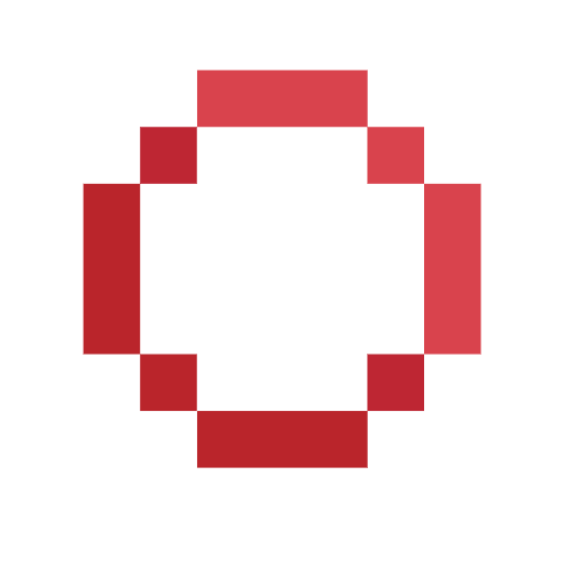 hollow red circle as rendered by SerenityOS