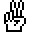Victory Hand as drawn by Sharp in Pa 8500