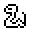 Snake as drawn by Sharp in Pi 4000