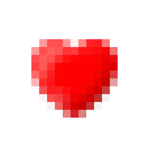 Red Heart as drawn by Skype in 1.0
