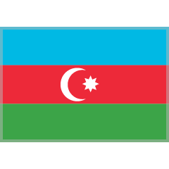 flag: Azerbaijan as rendered by Skype