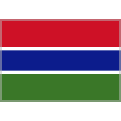 flag: Gambia as rendered by Skype