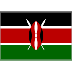 flag: Kenya as rendered by Skype