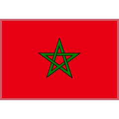 flag: Morocco as rendered by Skype