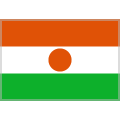 Flagge: Niger as rendered by Skype