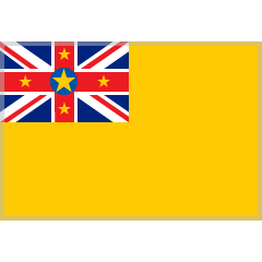 Flag: Niue as drawn by Skype in 1.2